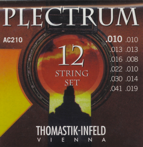 Thomastik Plectrum AC210T струны для двенадцатиструнной гитары 10-41, бронза
