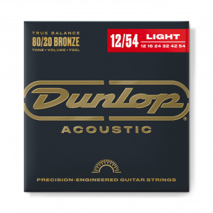 ​Струны для акустической гитары Dunlop DAB1254 Bronze Light, 12-54