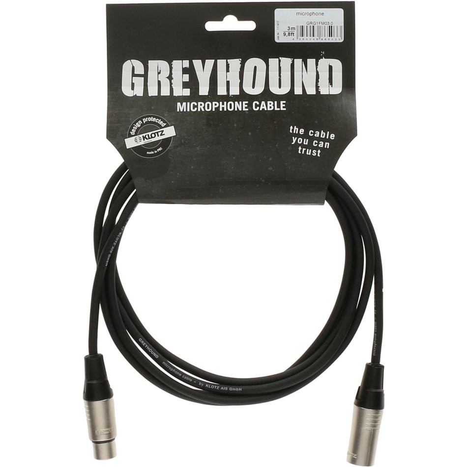 Кабель микрофонный Klotz GRG1FM05.0 Greyhound XLR-XLR 5 м