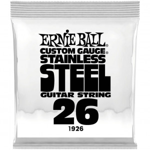 Ernie Ball 1926 Stainless Steel .026 струна одиночная для электрогитары