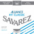 Savarez 540J Alliance Blue high tension струны для классической гитары, нейлон