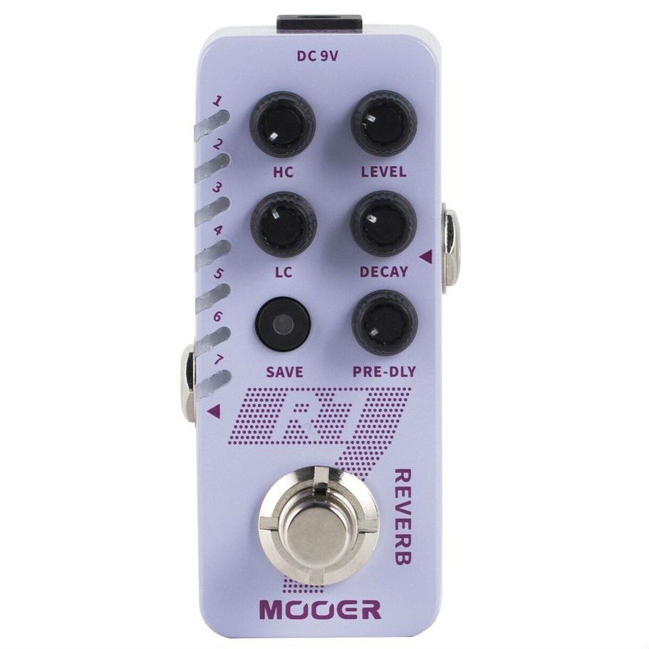Mooer R7 Reverb цифровой ревербератор для гитары