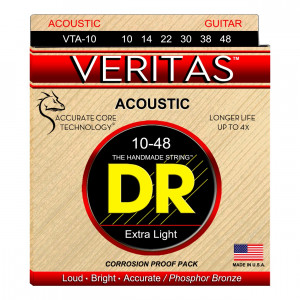 DR VTA-10 Veritas Phosphor Bronze Acoustic 10-48 струны для акустической гитары