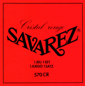 Savarez 570CR Cristal Soliste Red normal tension струны для класической гитары, нейлон