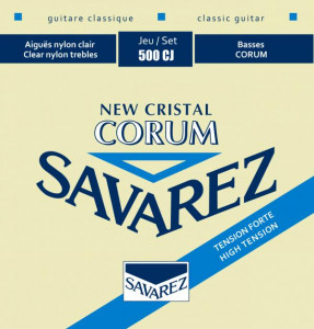 Savarez 500CJ Corum New Cristal Blue high tension струны для классической гитары