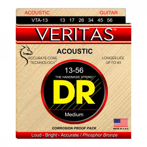 DR VTA-13 Veritas Phosphor Bronze Acoustic 13-56 струны для акустической гитары