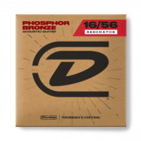 Струны для резонаторной гитары Dunlop DOP1656 Resonator Phosphor Bronze, 16-56