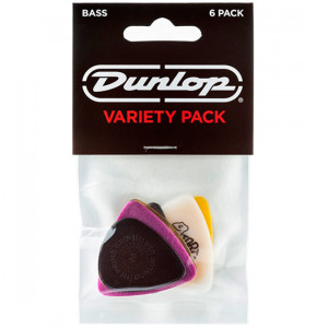 Dunlop PVP117 набор медиаторов для бас-гитары, 6шт