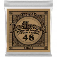 Ernie Ball 1848 Earthwood Phosphor Bronze .048 струна одиночная для акустической гитары