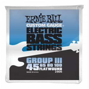 Струны для бас-гитары Ernie Ball 2806 45-100 Flat Wound Bass Group III