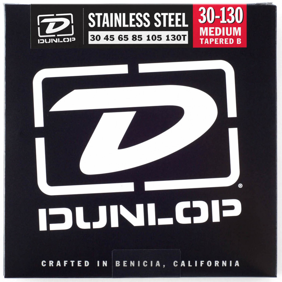 ​Струны для бас-гитары Dunlop 30-130 Stainless Steel Bass Tapered B DBS30130