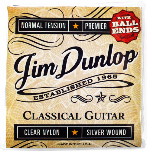 ​Струны для классической гитары Dunlop DPV102B​ Classic Premier Ball End​