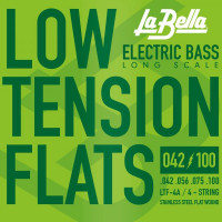 La Bella LTF-4A Low Tension Flexible Flats струны для бас-гитары 42-100