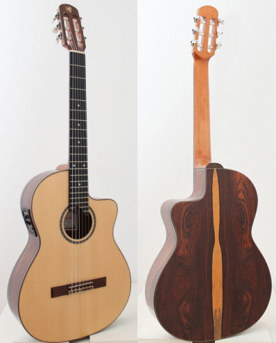 Prudencio Cutaway Model 169 классическая электроакустическая гитара с вырезом