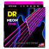 DR NPE-9/46 HI-DEF NEON™ струны для электрогитары, с люминесцентным покрытием, розовые 9 - 46