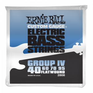 Струны для бас-гитары Ernie Ball 2808 40-95 Flat Wound Bass Group IV