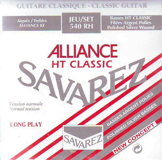 Savarez 540 RH струны для классической гитары стандартное натяжение