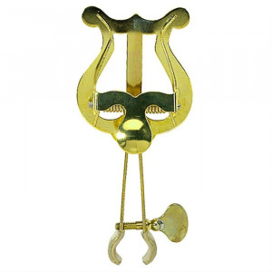 Gewa Small Lyra Trumpet лира (минипульт для нот) для трубы малая, крепление на резонатор трубку латунь