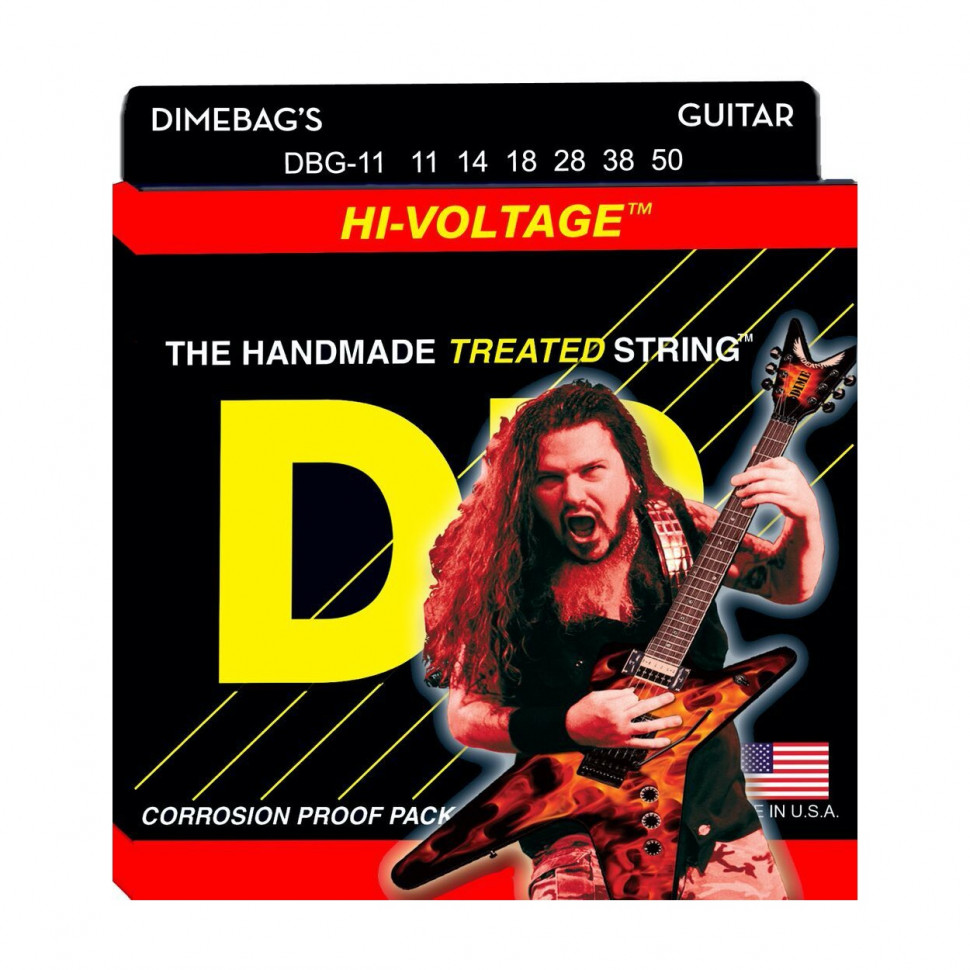 DR DBG-11 Dimebag Hi-Voltage 11-50 струны для электрогитары