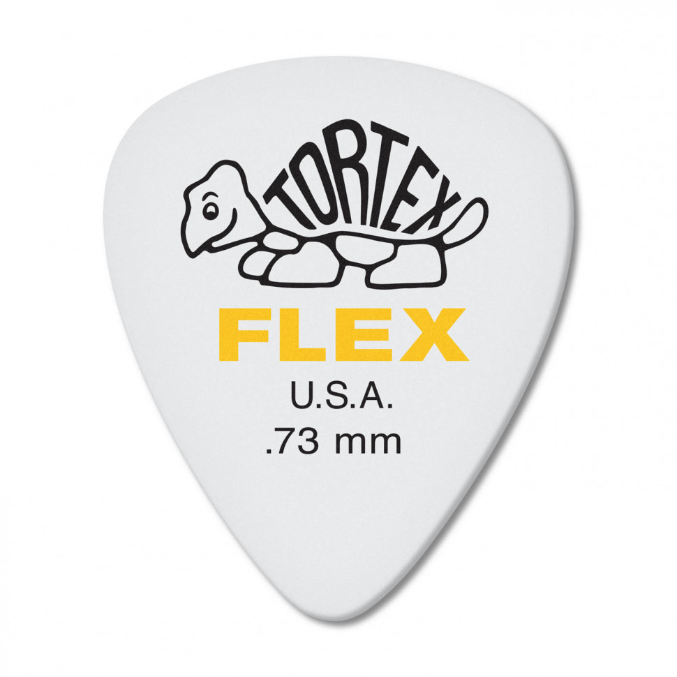 Медиатор Dunlop 428 Tortex Flex 0,73 мм 1 шт
