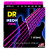 DR NPE7-11 HI-DEF NEON™ струны для 7-струнной электрогитары, с люминесцентным покрытием, розовые 11 - 60