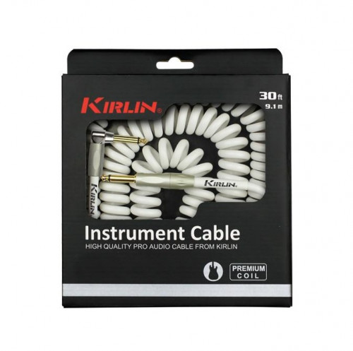 Kirlin IPK-222PFGL 9.1M WHE гитарный кабель, 9 м