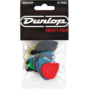 Dunlop PVP102 набор медиаторов Guitar MED/HVY Pick Variety Pack 12 шт, средние-толстые