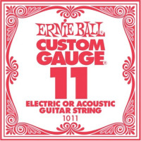 Одиночная струна для электро и акустической гитары Ernie Ball 11 1011