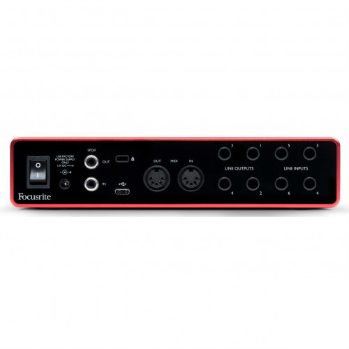 Focusrite Scarlett 8i6 3rd Gen аудио интерфейс USB, 8 входов и 6 выходов