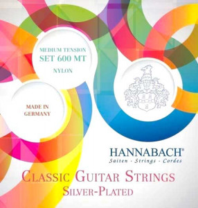 Струны для классической гитары Hannabach 600MT Medium Tension Green 0.71-1.11мм 4/4