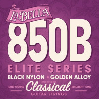 ​Струны для классической гитары La Bella 850-B Elite Black Nylon Golden Alloy
