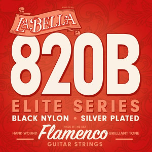 La Bella Elite Flamenco Black Nylon 820B струны для классической гитары