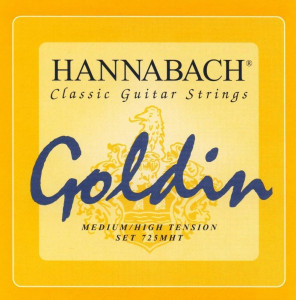 Струны для классической гитары Hannabach 725MHT GOLDIN Medium High Tension