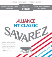 Savarez 540ARJ Alliance HT Classic Red Blue medium-high tension струны для классической гитары