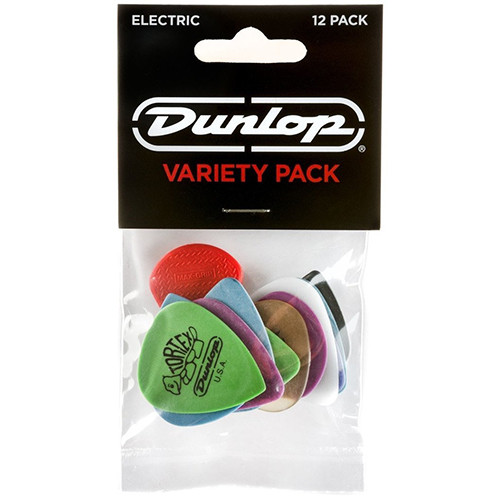 Dunlop PVP113 набор медиаторов для электрогитары Electric Pick Variety Pack, 12 шт