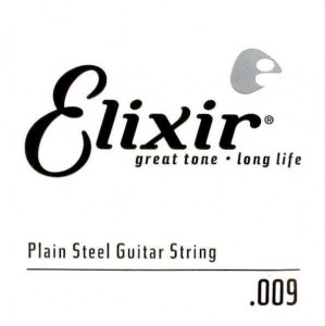 Elixir 13009 Anti-Rust отдельная струна для электро или акустической гитары 09