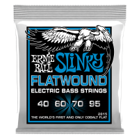 Струны для бас-гитары Ernie Ball 2815 Extra Slinky Flatwound, 40-95