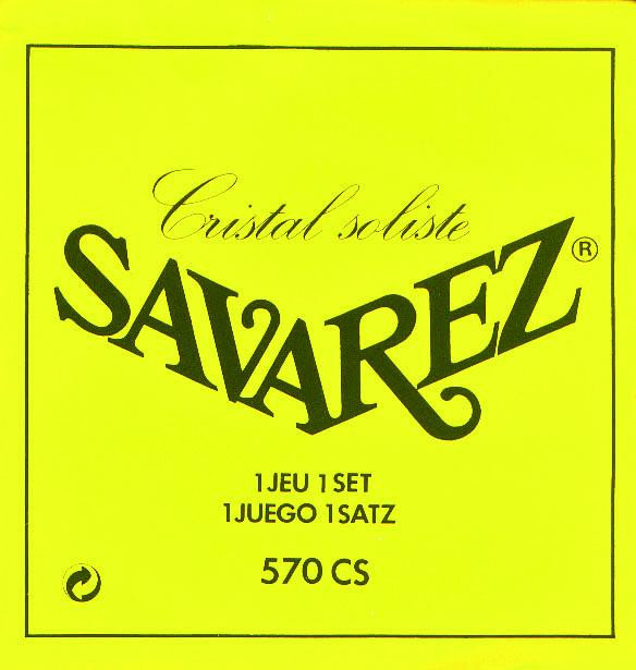 Savarez 570CS Cristal Soliste Yellow high tension струны для класической гитары, нейлон