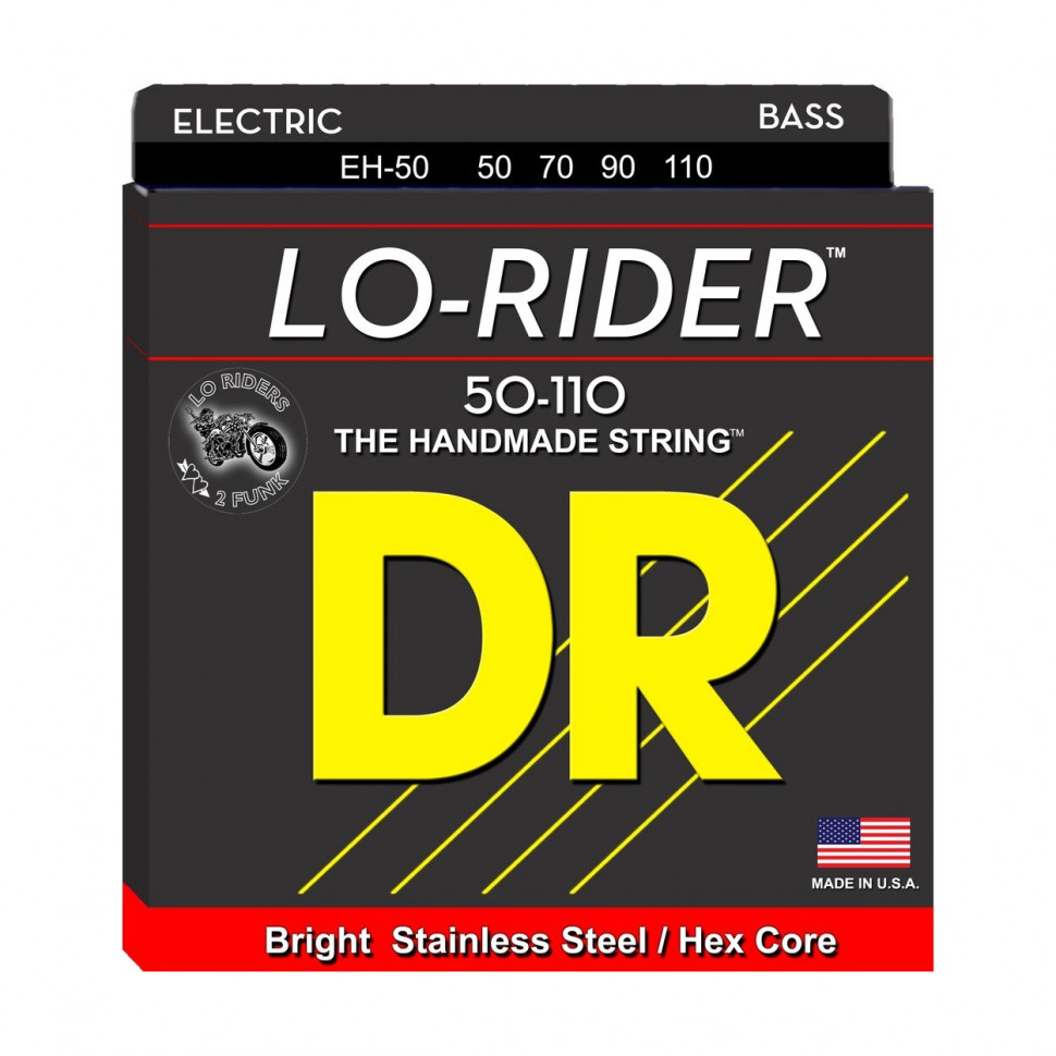 DR EH-50 LO-RIDER 50-110 струны для бас-гитары