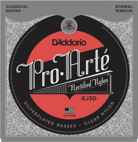 D'Addario EJ30 Pro-Arté Rectified Trebles, Normal Tension струны для классической гитары