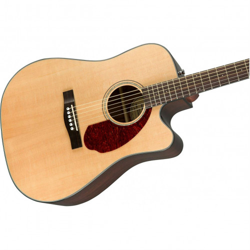 Fender CD-140SCE Dread Nat W/Case электроакустическая гитара