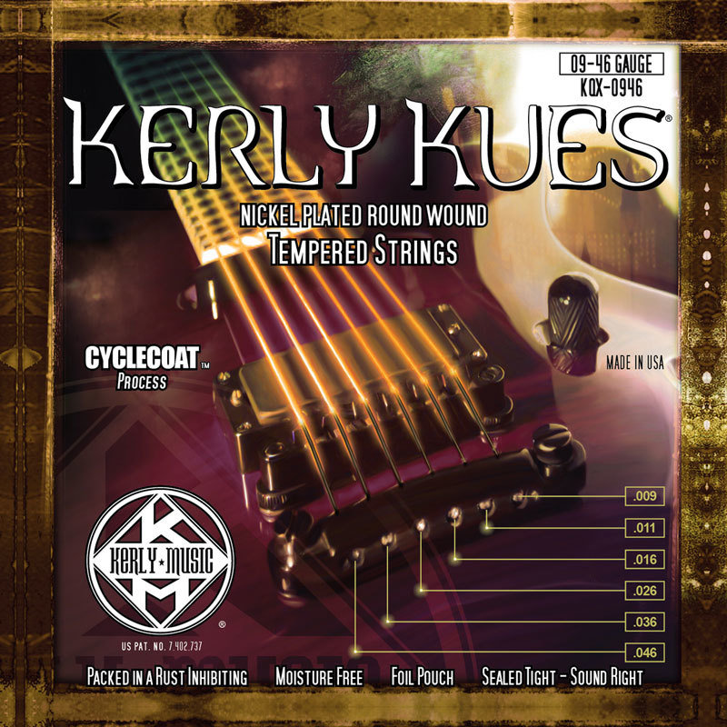 Струны для электрогитары Kerly KQX-0946 Kues 9-46