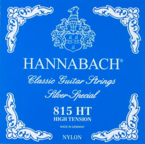 Струны для классической гитары Hannabach 815HT Blue SILVER SPECIAL 4/4