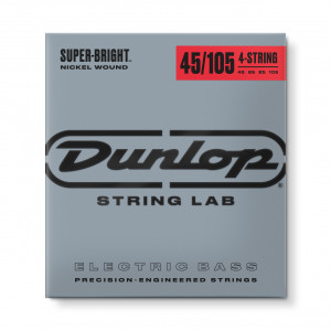 ​Струны для бас-гитары Dunlop DBSBN45105 Super Bright Nickel Wound 45-105