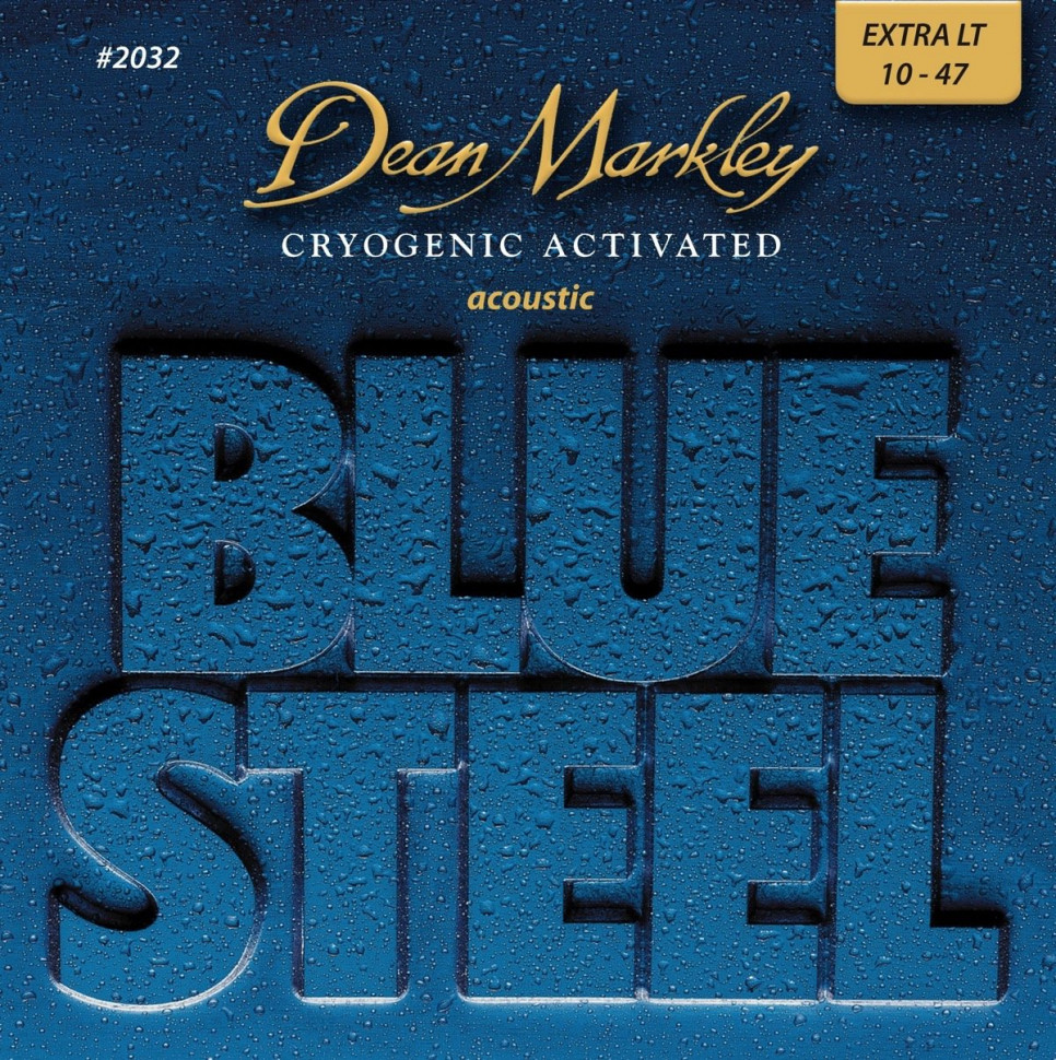 Dean Markley 2032 Blue Steel Acoustic Extra Light 10-47 струны для акустической гитары