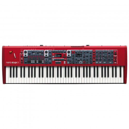 Clavia Nord Stage 3 HP76 синтезатор, 76 клавиш, портативная мотолочковая, диапазон: E-G