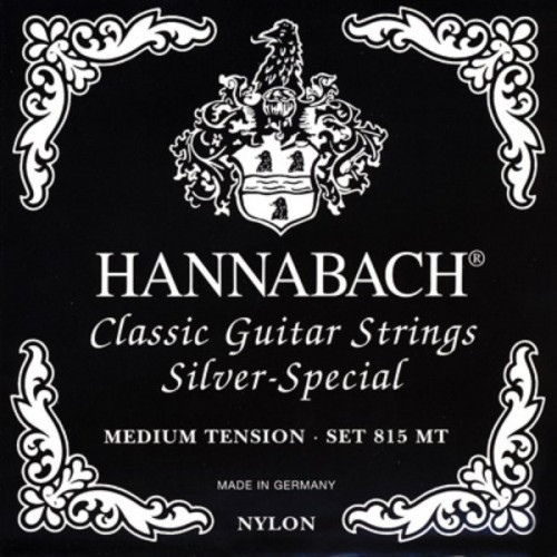 Струны для классической гитары Hannabach 815MT Black SILVER SPECIAL 4/4