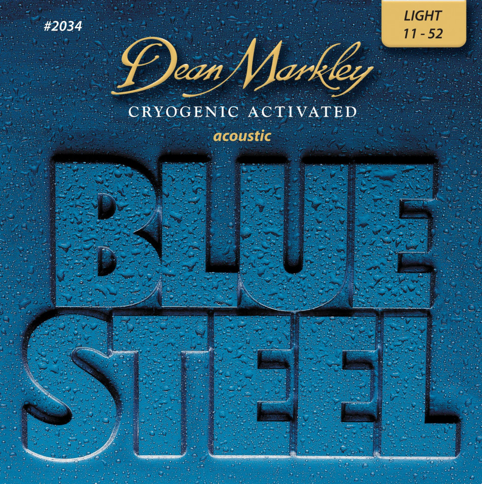 Dean Markley 2034 Blue Steel Acoustic Light 11-52 струны для акустической гитары