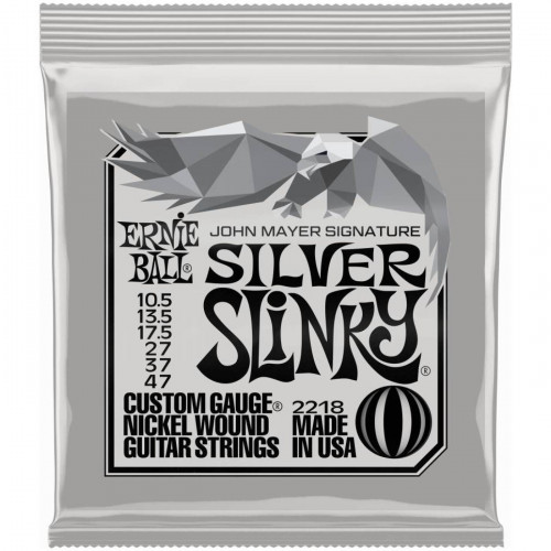 Ernie Ball 3818 John Mayer Silver Slinky Nickel Wound 10.5-47 (pack 3) струны для электрогитары	