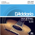 D'Addario EJ35 Silk & Steel 12-String Folk Guitar, 11-47 струны для акустической гитары